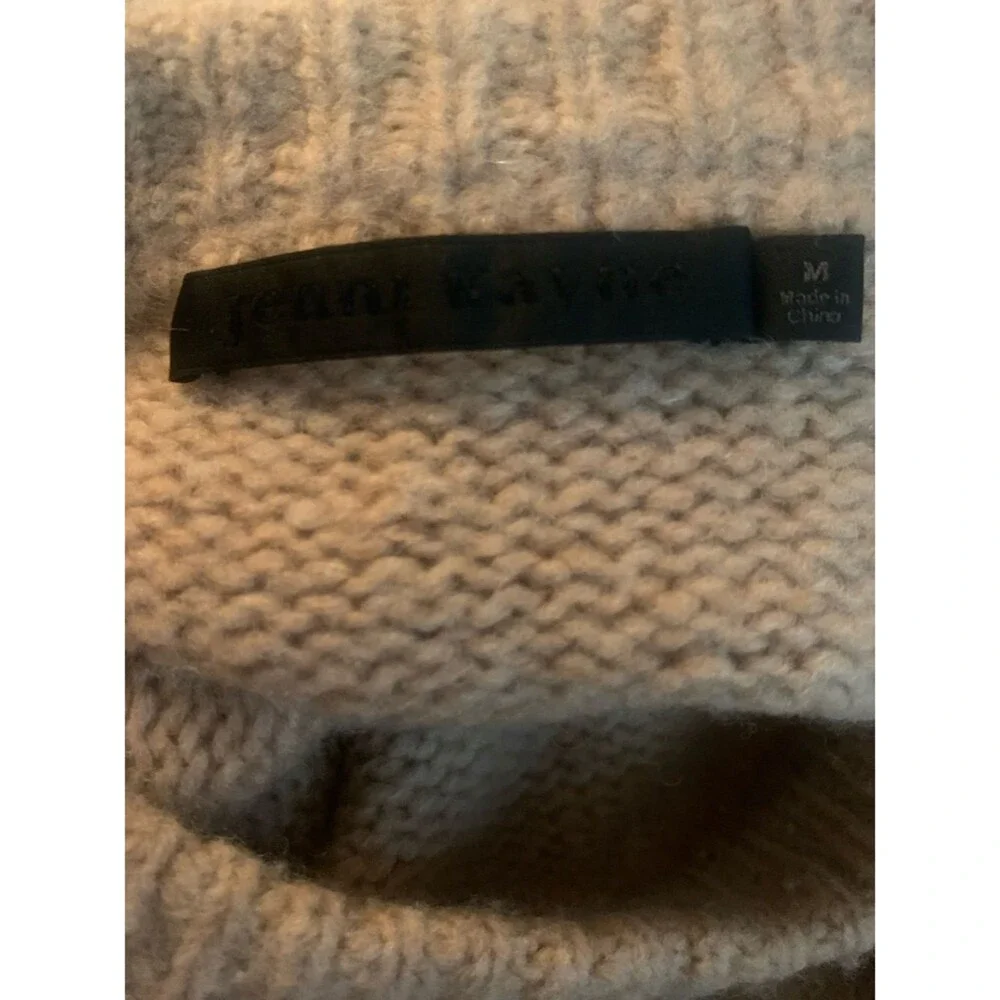 Jenni Kayne Atlas Merino Wool Cashmere Crew Neck Pullover Sweater Size Medium